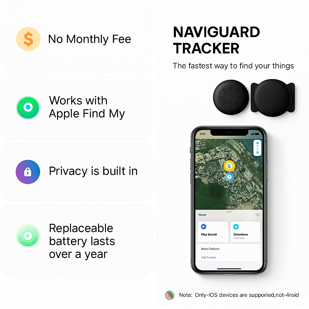 NaviGuard GPS Tracker - 2Pck